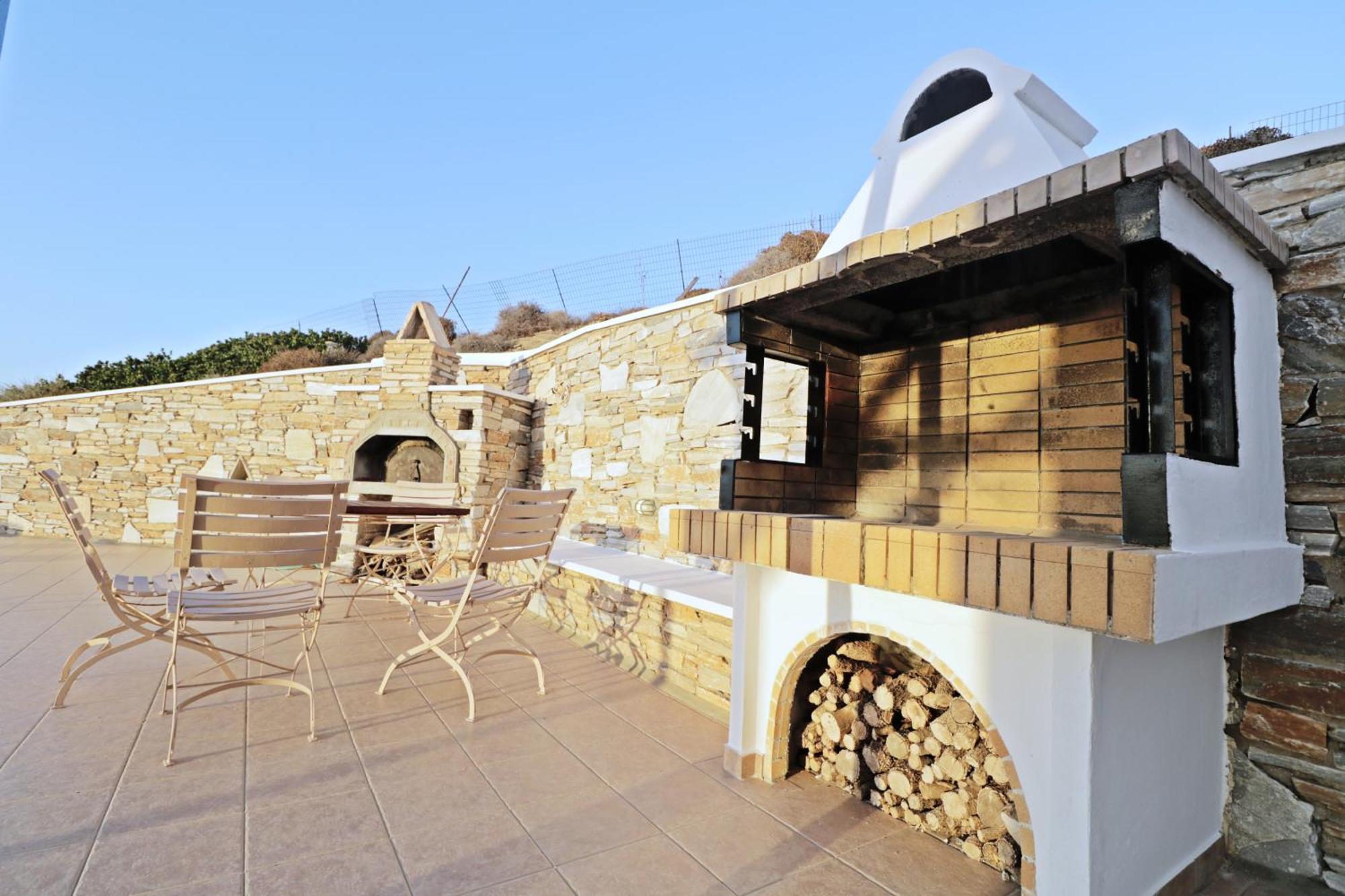 Unique Off Grid Seafront Villa Chora de Ios Exterior foto