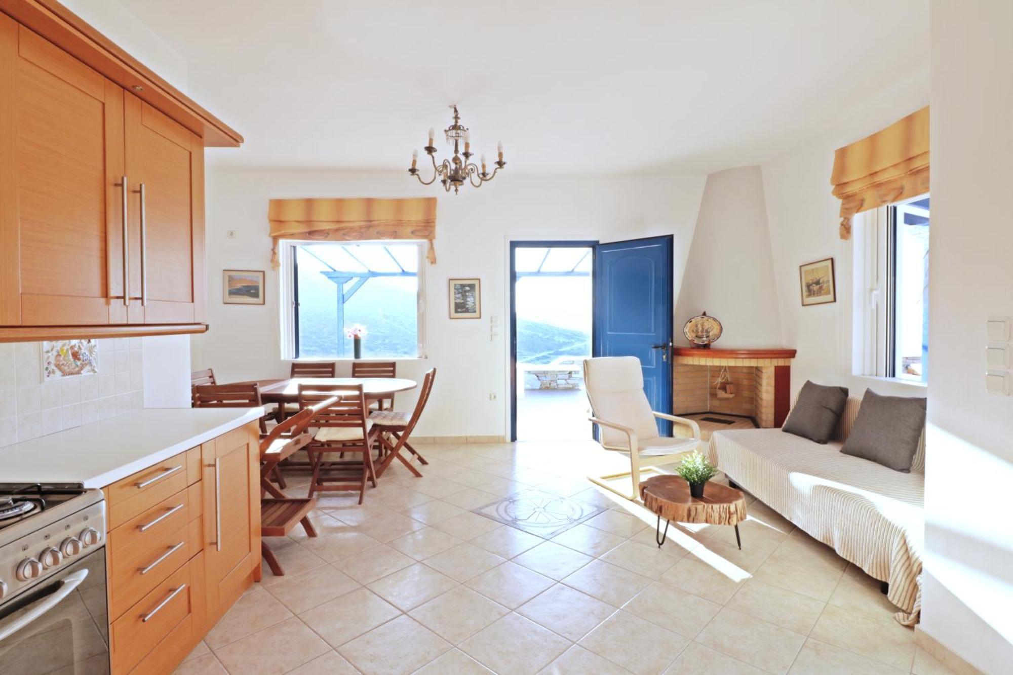 Unique Off Grid Seafront Villa Chora de Ios Exterior foto